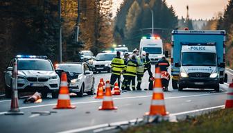 Autounfall in Baden-Württemberg: Fünf Verletzte bei Überholmanöver