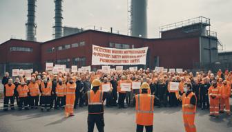 Beschäftigte bei Putzmeister protestieren für den Erhalt der Standorte