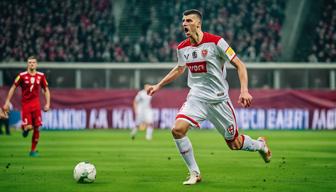 Der schwarze Abend des bosnischen Angreifers Ermedin Demirovic vom VfB Stuttgart