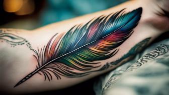 Feder Tattoo Bedeutung: Entdecke die tiefe Symbolik und Inspiration hinter dem Trend