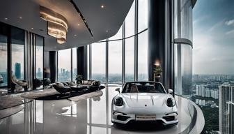 Hohe Kunst des Luxus-Designs: Sky Villas von Porsche im Wohnturm Bangkok