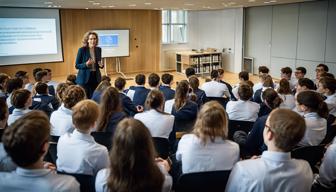 Isabel Schnabel, Direktorin der EZB, besucht Stuttgart: Geldpolitik im Klassenzimmer