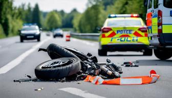 Motorradfahrer stirbt nach Zusammenstoß mit Auto im Kreis Karlsruhe