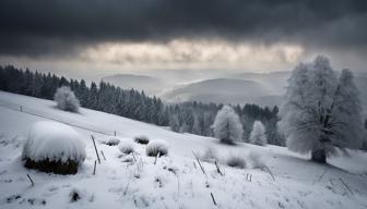 Wintervorgeschmack im Südwesten: Stürmische Böen und leichter Schneefall in Baden-Württemberg